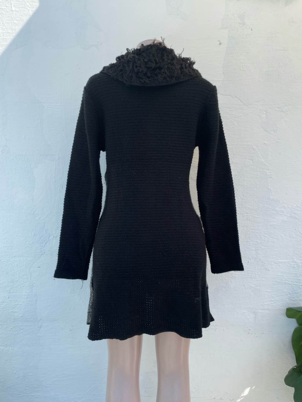 Avalin Black Knit Hoodie Cardigan - Picture 3 of 9